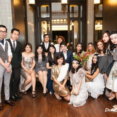 Gasby Theme Wedding Party